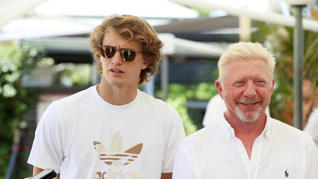 Alexander Zverev and Bris Becker have both felt Kyrgios’ ire on social media.