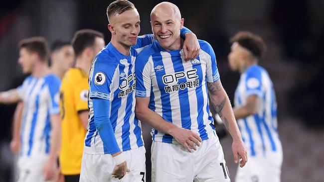 Aaron Mooy reportedly hurt himself while playing for Huddersfield Town.