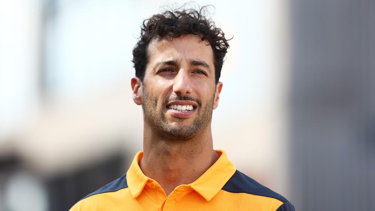 BUDAPEST, HUNGARY - JULY 28: Daniel Ricciardo of Australia and McLaren walks in the Paddock during previews ahead of the F1 Grand Prix of Hungary at Hungaroring on July 28, 2022 in Budapest, Hungary. (Photo by Francois Nel/Getty Images)