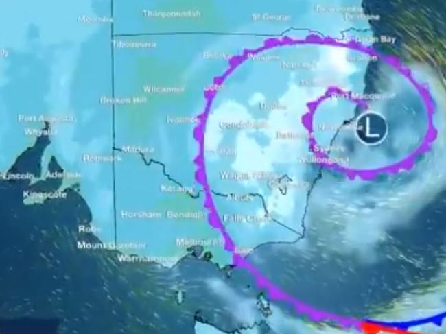 Snow could settle on southern Queensland soil for the first time in years this week. Picture: Bureau of Meteorology