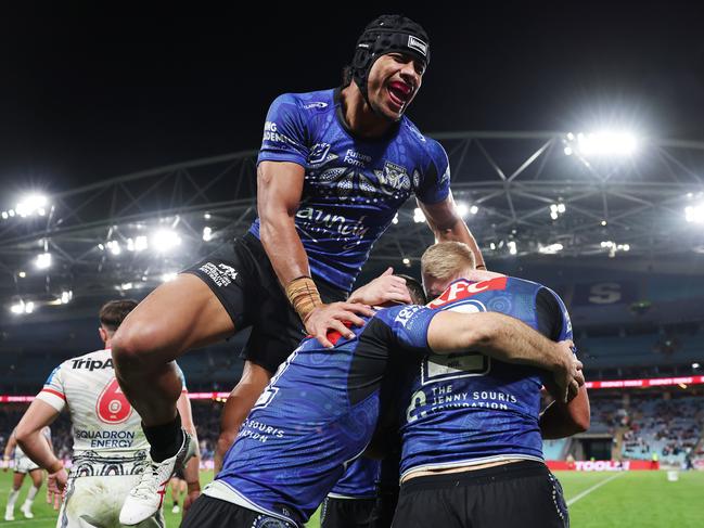 It was Canterbury’s night. Photo: Cameron Spencer/Getty Images