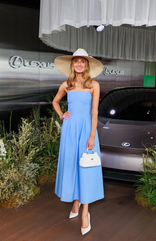 Kate Waterhouse at Champion Stakes Day. Picture: Magner Media