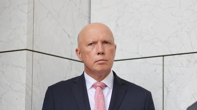 Defence Minister Peter Dutton said he knew Labor was China’s preferred candidate because of what he’d seen in ‘classified intelligence’. Picture: NCA NewsWire / Gary Ramage