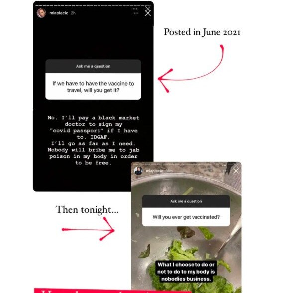 A TikTok account that has kept apprised of Ms Plecic’s controversial posts.