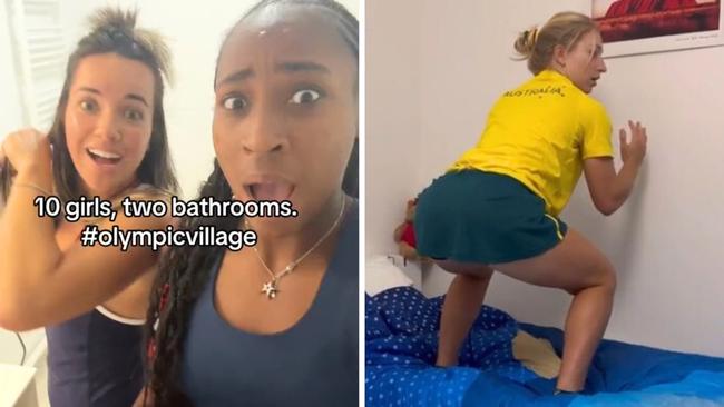 Coco Gauff spoke out while Daria Saville's backside said it all. Photo: Instagram.