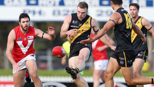 Andrew Bradley in action during his time with Glenelg. Picture: Sarah Reed