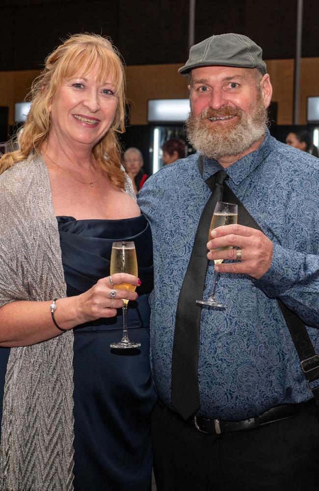 Disey and Hilly at Mackay Mayor's Charity Ball Saturday 10 May 2025 Picture: Michaela Harlow