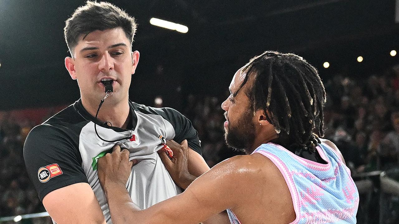 NBL star avoids ejection despite apparent ref push