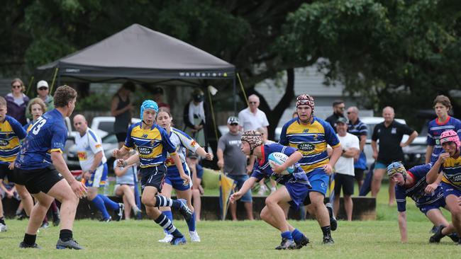 Day 1 of the King of the Country junior rugby union tournament at the Gold Coast Eagles Rugby Union Club. Under-15s: 10.40am: USQ Saints v Invitational Barbarians USQ Player No Barbarians Player No Pic Mike Batterham