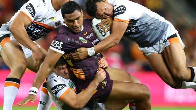 Tevita Pangai Jnr looms as the cheapie of the week. Picture: Darren England.
