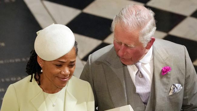 Prince Charles accompanied Doria’s only child, Meghan Markle along part of her walk to the aisle. (Pic: Owen Humphreys)