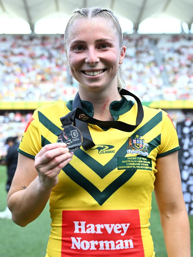 Aiken was named player of the match in the Pacific Cup final. Picture: NRL Imagery