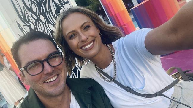 Peter Stefanovic and Sylvia Jeffreys. Picture: Instagram