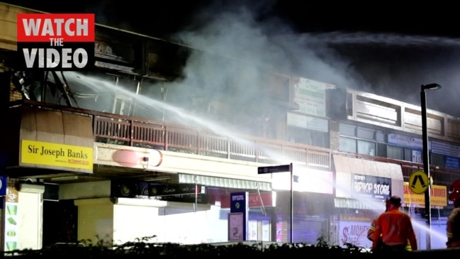 Fire destroys businesses in Bankstown