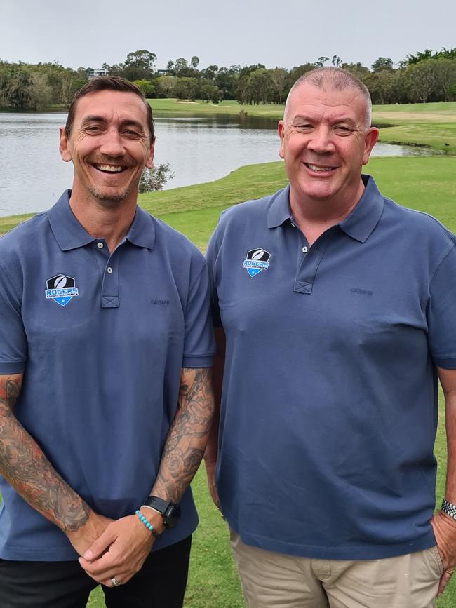 Rogers Sports Management founders Mat Rogers and Craig Clifton. Picture: Supplied