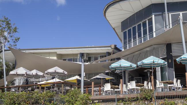 Exterior of Straddie Hotel. Picture: Jono Searle