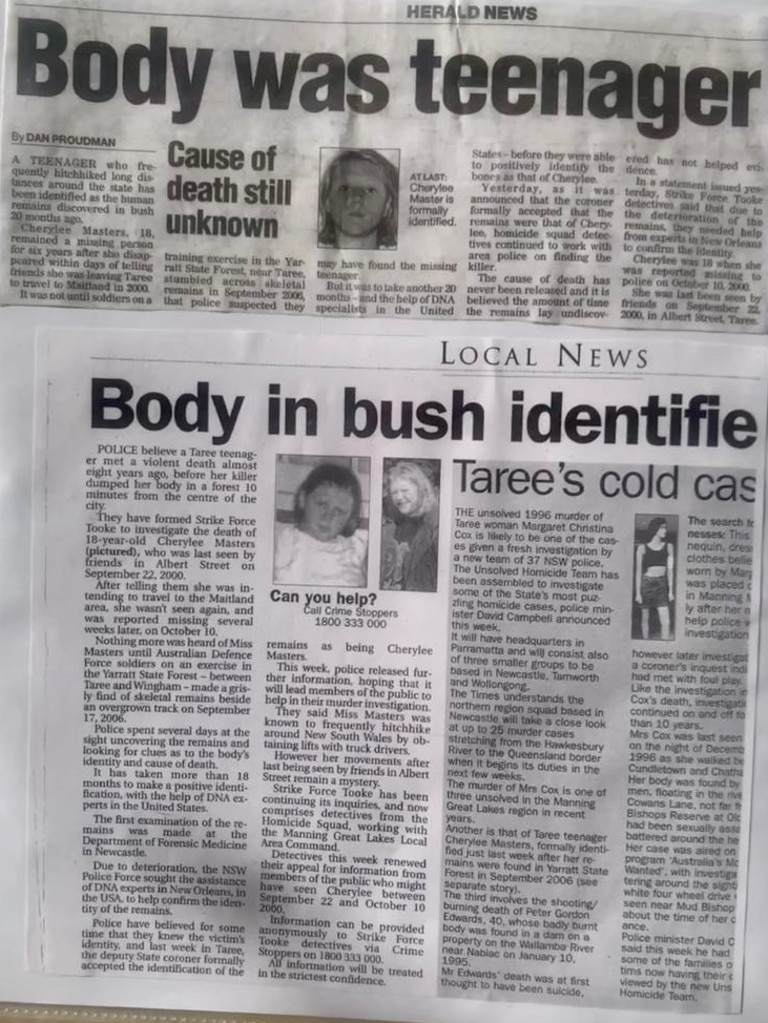 Cherylee was found buried in a shallow grave six years after she went missing.