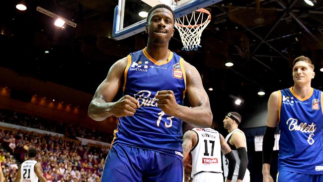 Lamar Patterson flexed his significant muscle against the Bullets. Picture: Getty Images