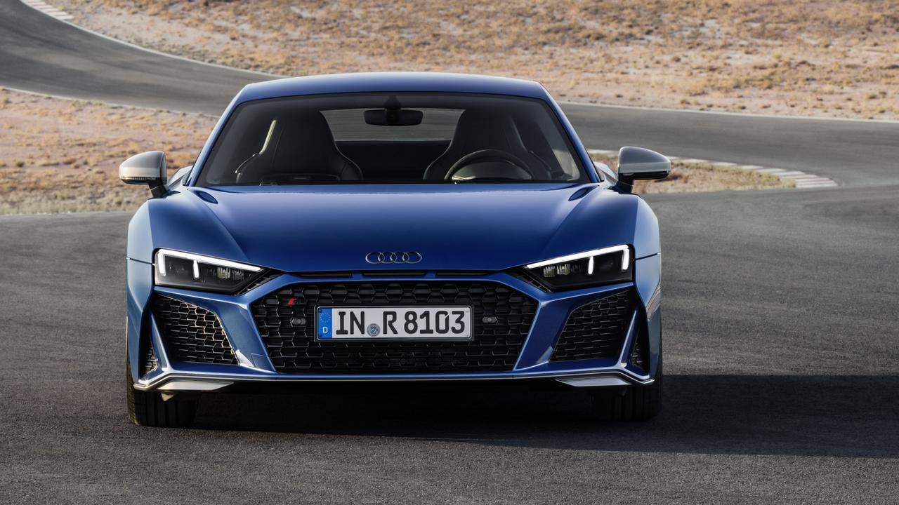 Audi has made only minor changes to the R8’s styling.