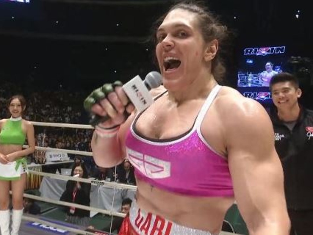 Gabi Garcia Rizin 14 Freakshow In Full Swing As Mma Monster Ambushed 