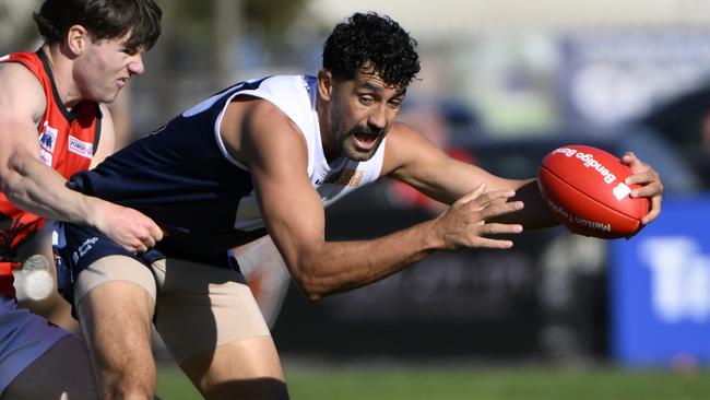 Marlion Pickett in action for Melton South. Picture: Andrew Batsch