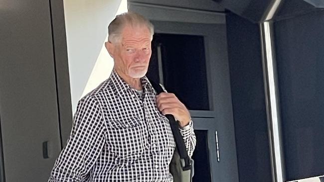 Adam Bayard leaves Toowoomba Courthouse on September 21, 2023.