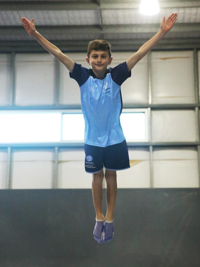 Nicolas Diaz Ballas is the Catholic primary schools gymnastic champion.