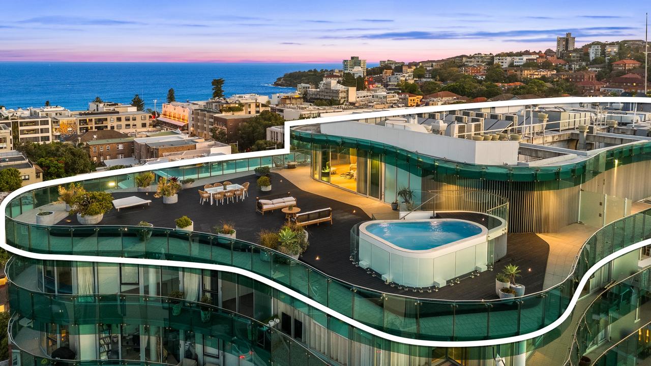 The palatial penthouse at 702/63 Hall St, Bondi Beach has an incredible 668sqm of floor space.