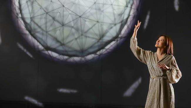 Olafur Eliasson’s Stardust Particle sculpture features in the ACMI exhibition Light: Works from Tate’s Collection. Picture: Tim Carrafa