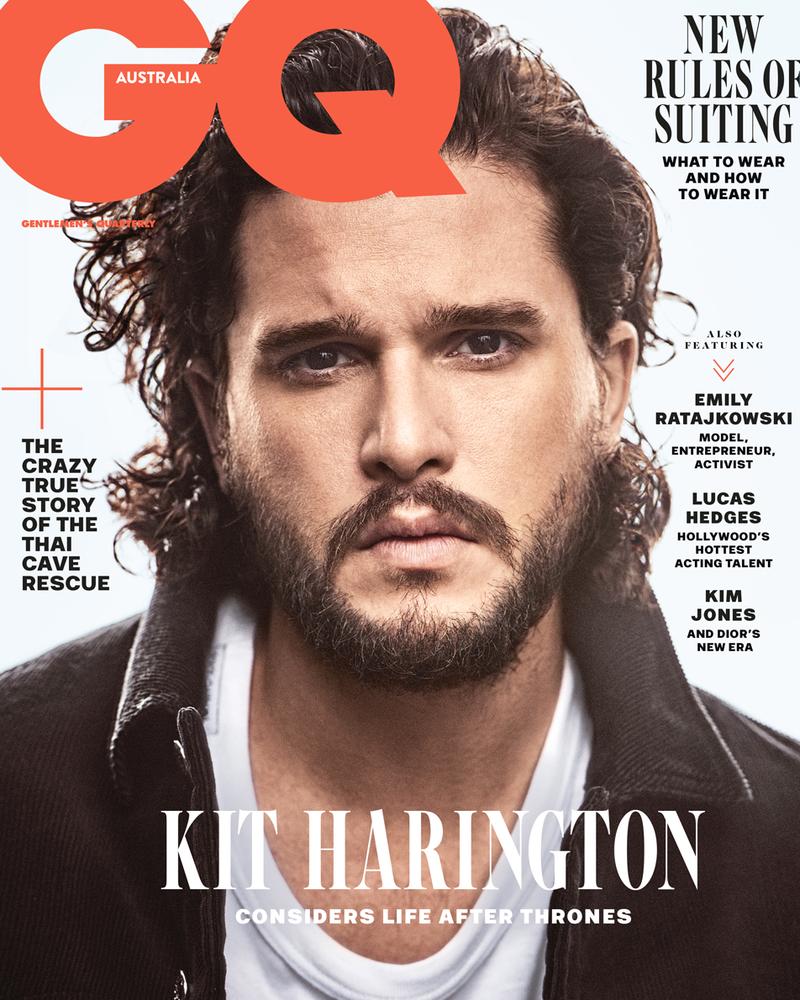 The TV star is on the cover of GQ Australia’s January-February issue. 