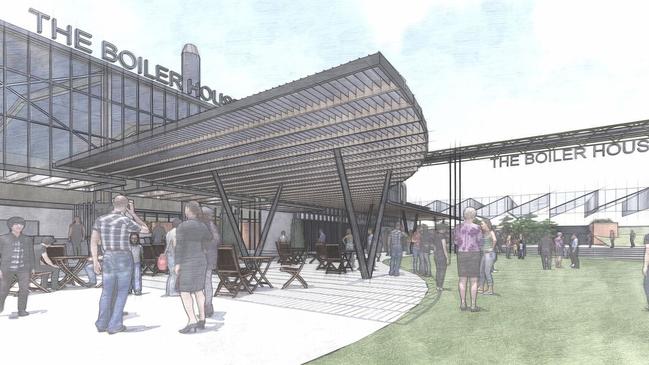 Work to turn the former boiler House at Tonsley into a new microbrewery will start around July. Picture: Supplied