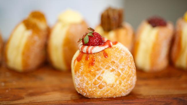 A Browns Barossa Gourmet Donuts treat. Picture: Matt Turner.