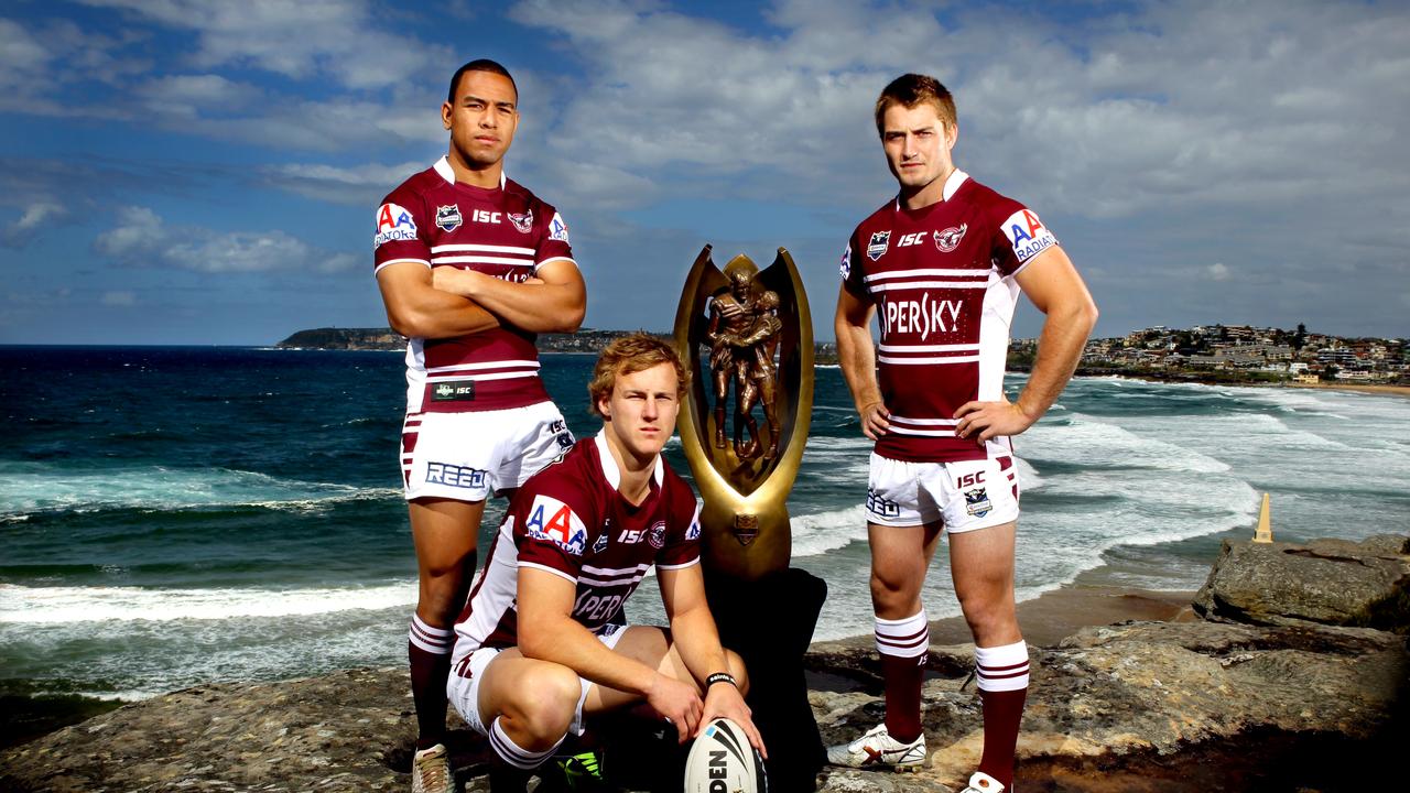 Will Hopoate, Daly Cherry-Evans and Kieran Foran ahead of the 2011 NRL Grand Final.