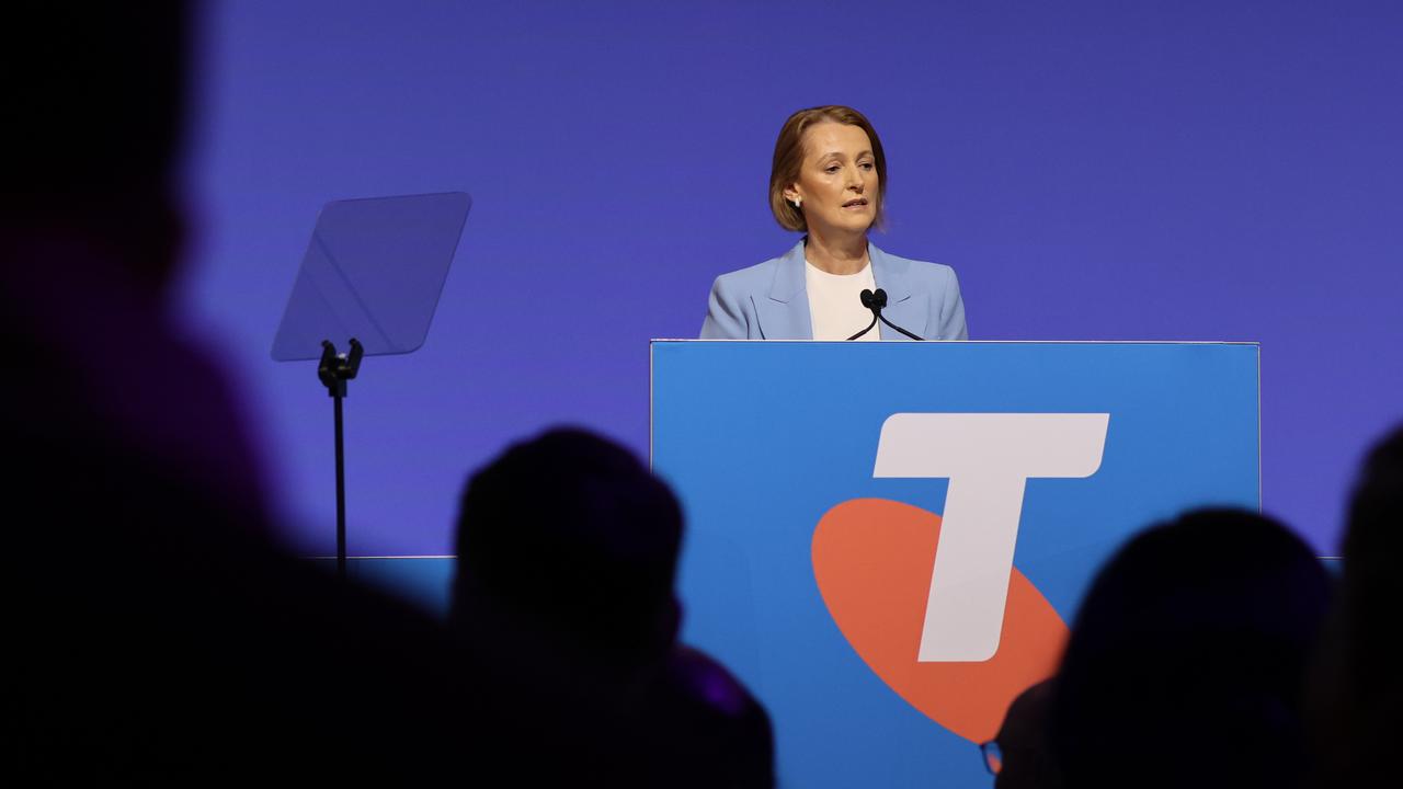 Telstra chief executive Vicki Brady’s comments during the telco’s half-year earnings call prompted Vodafone to probe its coverage claims. Picture: Max Mason-Hubers