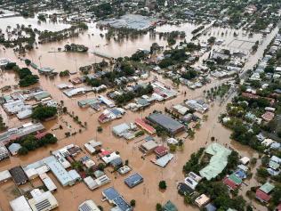 Lismore in the floods. Picture: AFP/NSW SES