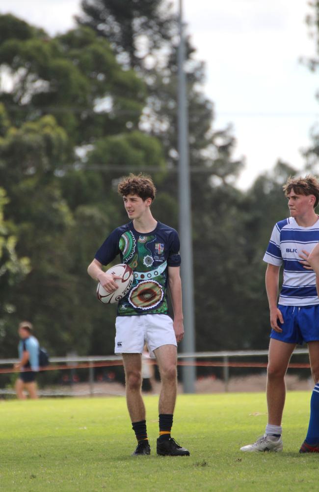 Ballymore Cup rugby action at the Albany Creek Brumbies Junior Rugby Union Club on Friday, April 12, 2024.
