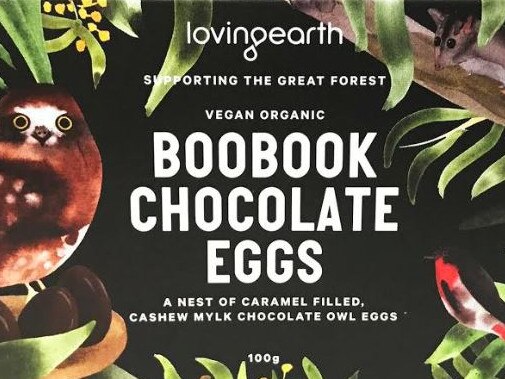 The Loving Earth Boobook Eggs that are vegan friendly from Healthy Life. Picture: Supplied