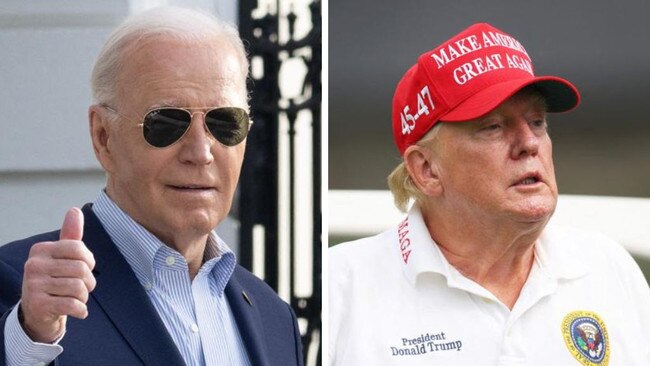 Joe Biden and Donald Trump. Photos: AFP/Getty Images