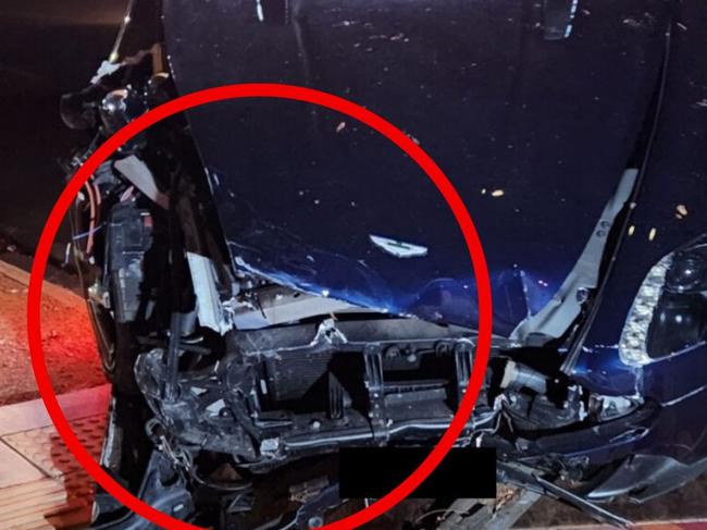 Artowrk for Aston Martin crash