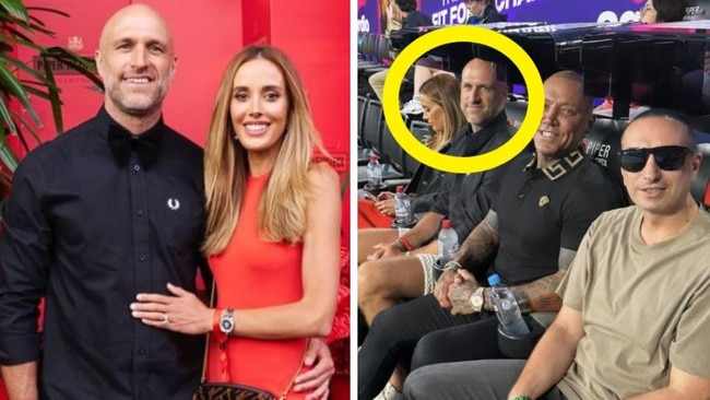 Chris and Bec Judd attend the Australian Open.