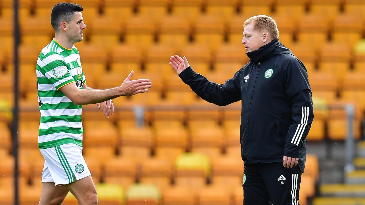 Tom Rogic and Neil Lennon.