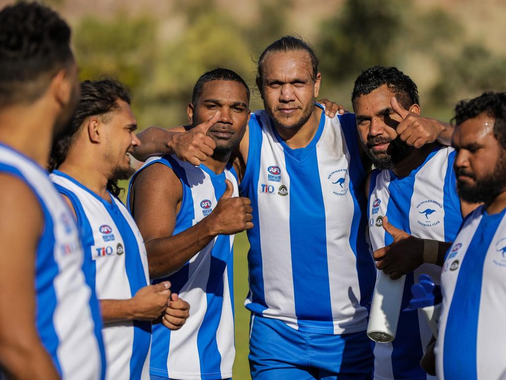 South Alice Springs kicked 22 goals against Rovers. Picture: Charlie Lowson.