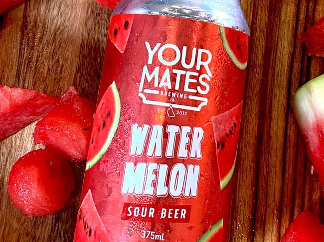 Watermelon Sour Beer 375mL with a Best Before date of 7/11/23 has been recalled. Picture: yourmatesbrewing.com