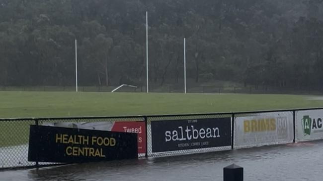 Tweed Coast AFC grounds after Cyclone Alfred. Picture: Supplied/Andrew Ryan