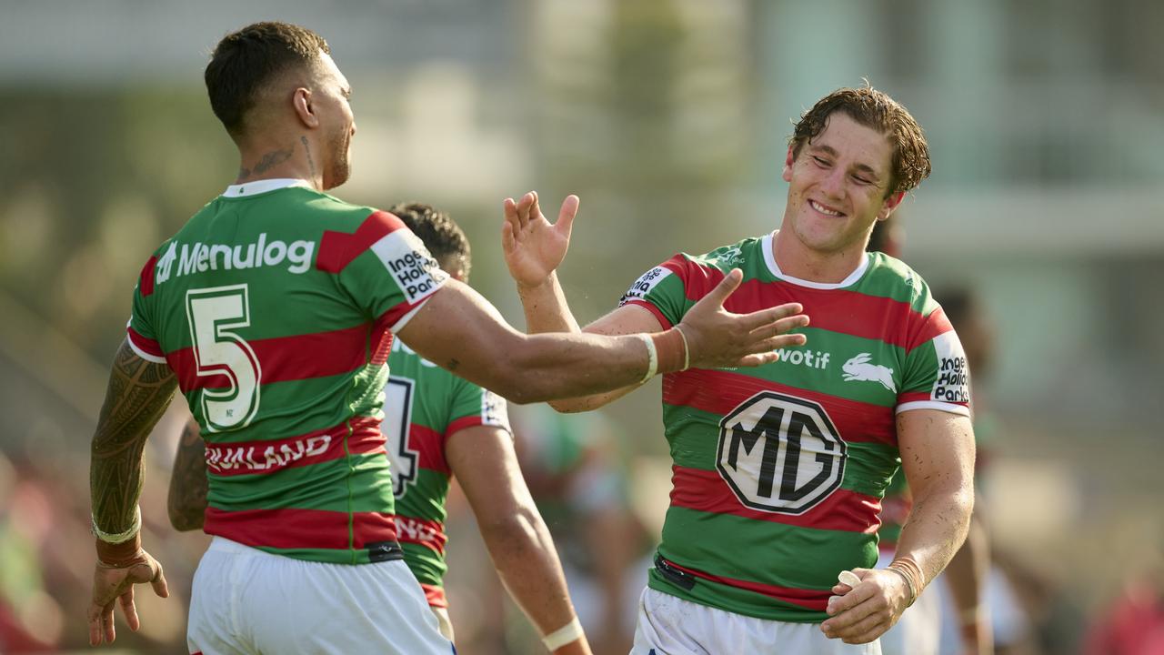 South Sydney’s youngsters were terrific in the comeback win over the Dragons. Picture: Brett Hemmings/Getty Images