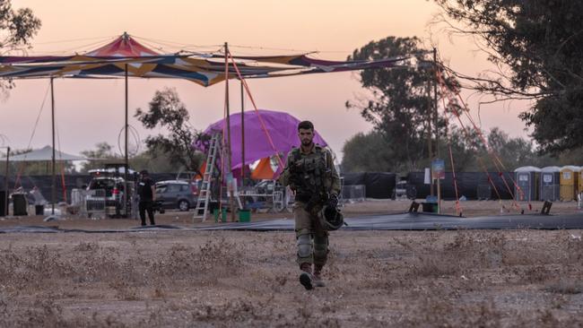 No warnings about the imminent attacks were passed on to the organisers of the Nova festival, where 360 people died and a further 40 were taken hostage. Picture: Jack Hill/The Times