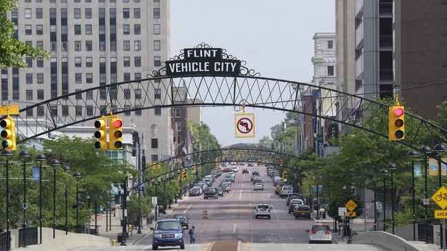As Detroit hopes to ride out of bankruptcy this year, a smaller Michigan city with a similarly strong bond to the automotive industry soon could drive in. Pic: AP Carlos Osorio.