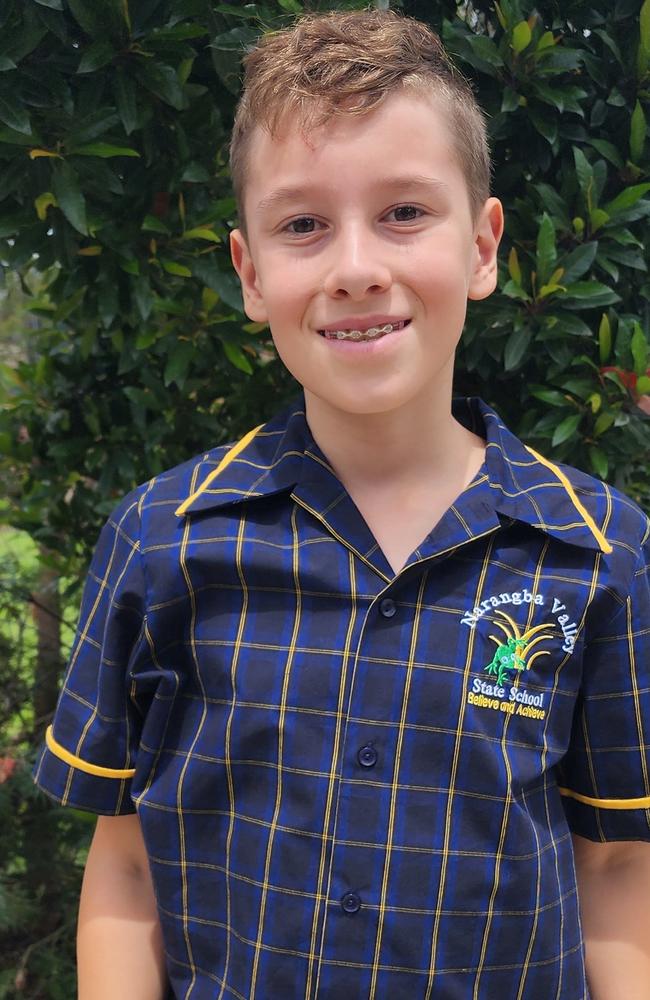 Jackson Cromb, 2024 Narangba Valley State School captain. Picture: Contributed