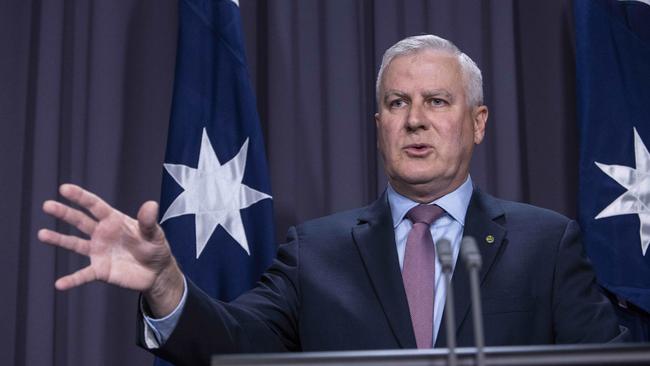 Deputy Prime Minister Michael McCormack said regional communities will benefit from infrastructure jobs. Picture: NCA NewsWire / Gary Ramage