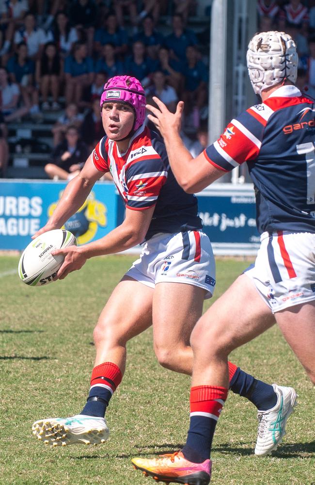 Adam McSherry St Patrick's College vs Kirwan State High School 2024 Aaron Payne cup. Northern Conference. Thursday 15 August 2024 Picture: Michaela Harlow